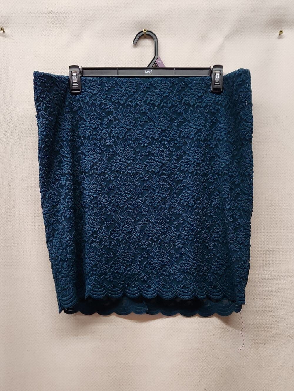 torrid Teal Lace Pencil Skirt
